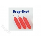 Dropshotlod (miljø) Fluoro rød 10 gr - 4 stk.