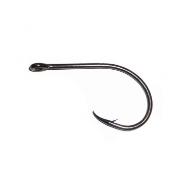 NT BIG GAME Black nickel ENKELTKROGE 4/0 - 10 stk.