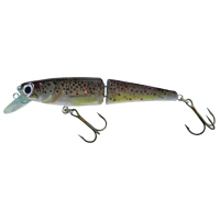 SILVER FOX - jointed trout minnow 16 cm -  brook trout