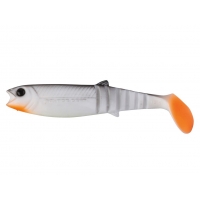 Savage Gear Cannibal Shad 8 cm - 33 White and Black