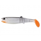 Savage Gear Cannibal Shad 8 cm - 33 White and Black