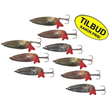 Trout blinksortiment 9 stk.